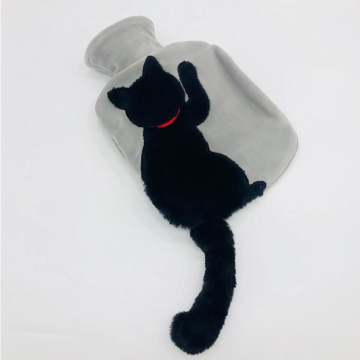 Bouillotte Animal En Forme De Lapin Avec Housse Amovible - Pour Enfants Et Adultes, Douce Et Lavable - 6