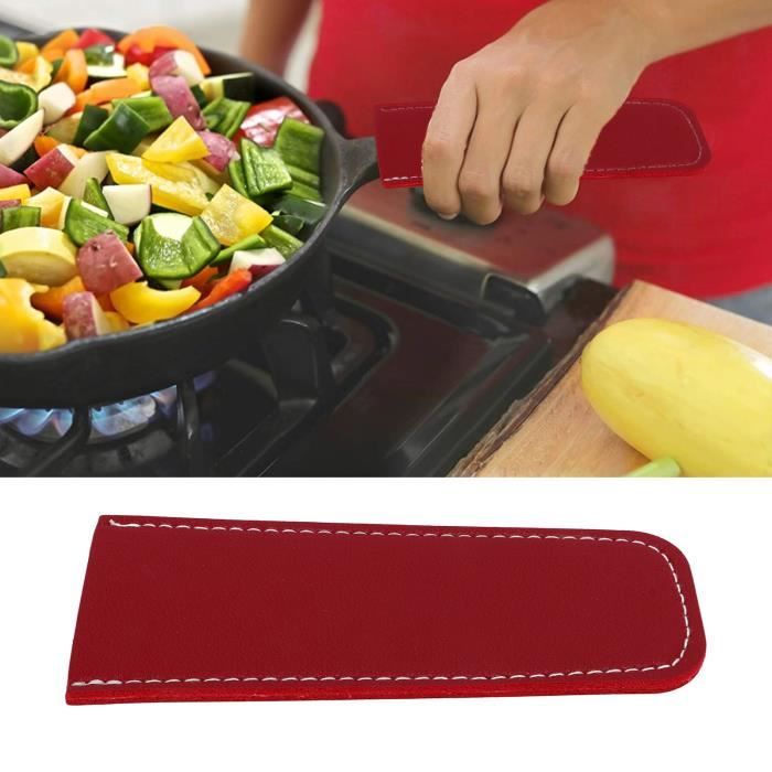 Poignée Amovible Anti-Brûlure Pour Poêles Et Casseroles - Blanc - Matière ABS Et Acier Inox - Longueur 17.5 Cm