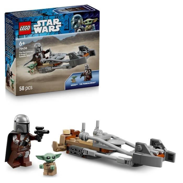 LEGO Star Wars 75436 The Mandalorian & Grogu's Speeder Bike