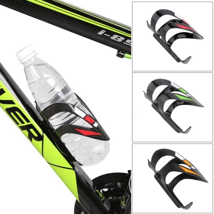 Porte-bidon Carbone – 19g – 74mm – Mat 3K – Pour VTT/route – 2 Pièces – Léger Et Résistant