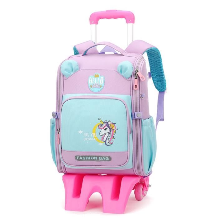 Cartable Enfant Sac A Roulette Fille Ce1 Cartable à Roulettes
