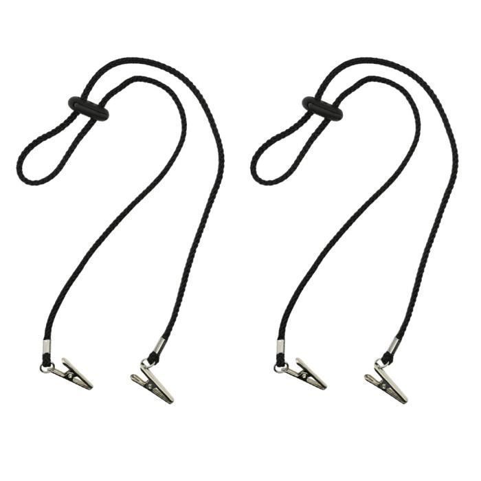 20 Pinces Alligator Chaîne Flexible Pour Bavoirs Dentaires - Matériel De Laboratoire, Neuf