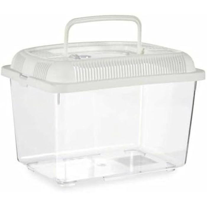 Comparer les prix de Bocal à poisson Avec poignée Moyen Blanc Plastique 3 L 17 x 16 x 24 cm (12 Unités)