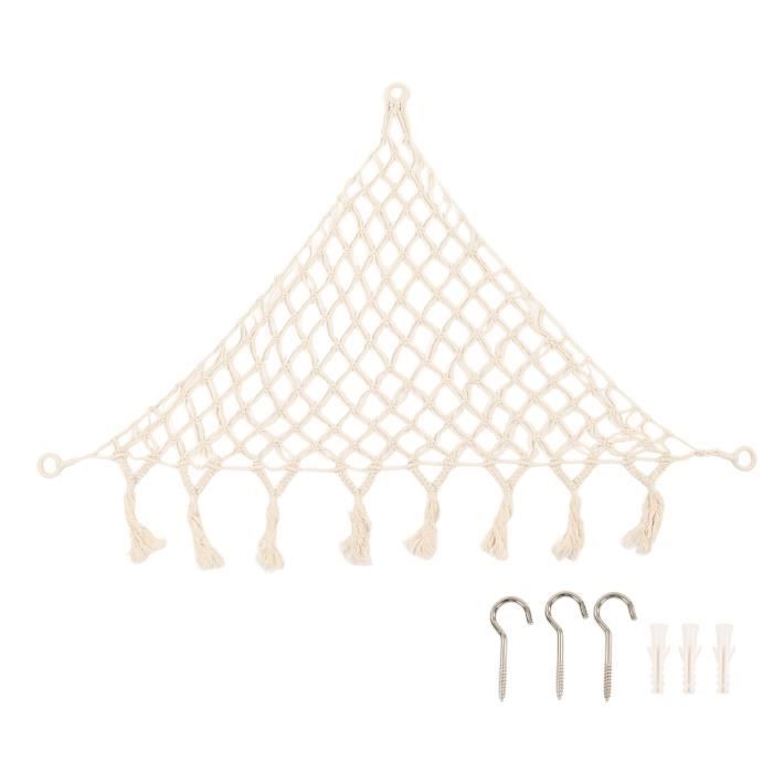 KTPCN Lot De 2 Mailles Pour Animaux En Peluche, Hamac En Macramé à Suspendre Pour Chambre D'enfant, Organisateur En Peluche à Suspendre