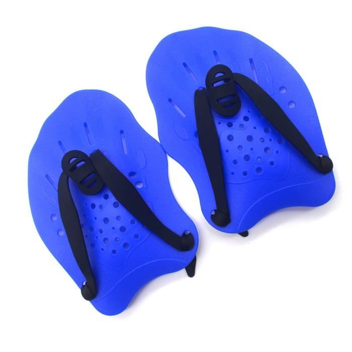 BOOSTEADY 1 Paire Pagaies Natation Réglables – Hand Paddles Homme/Femme/Enfant – Entraînement Bras Épaules – 4 Couleurs