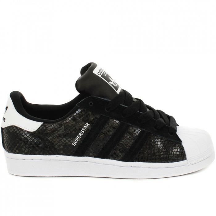 adidas superstar croco noir