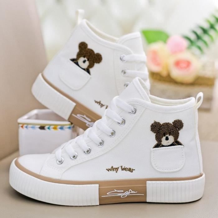 Xinghuanhua Filles Baskets Enfants Chaussures de Course Confortables et Légères Chaussures de Sport Mignonnes Taille 26-37