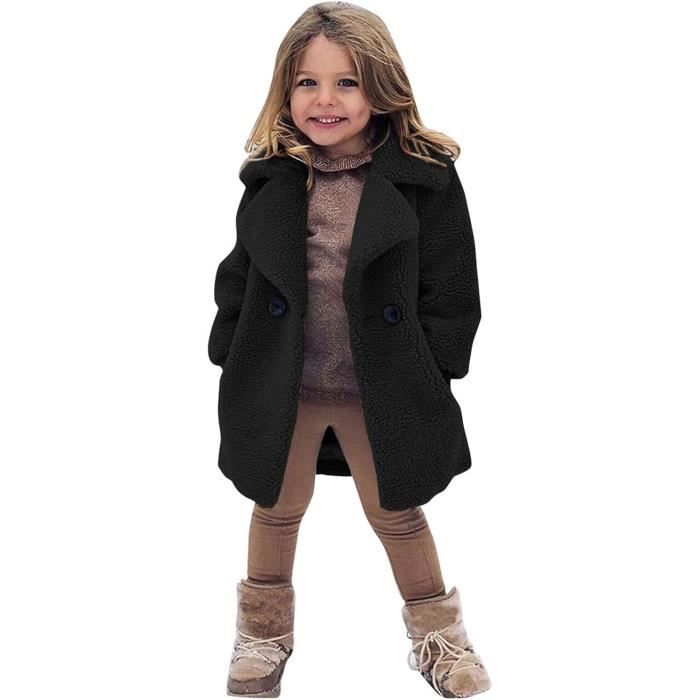 Manteau noir bebe fille clearance