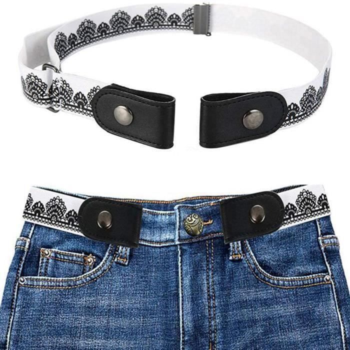 Ceinture Élastique Sans Trace - Pour Pantalon Unisexe - Neuf Avec Étiquettes - Multicolore