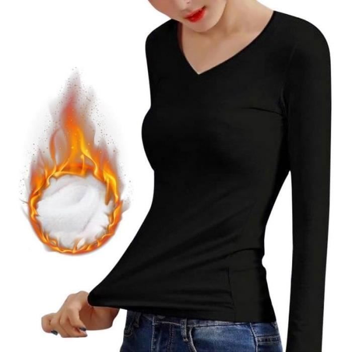 T-shirt Thermique Manches Longues Ladeheid - Microfibre Respirante - Pour Sport