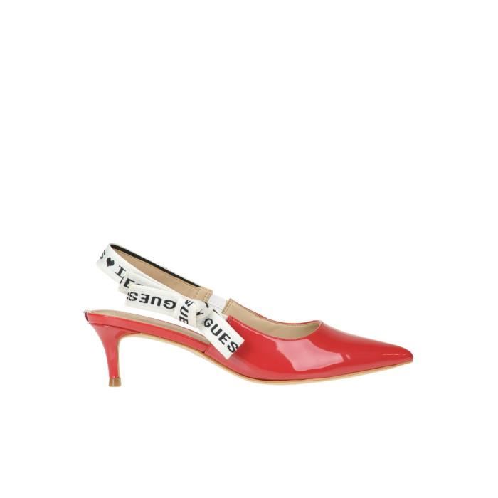escarpins guess rouge