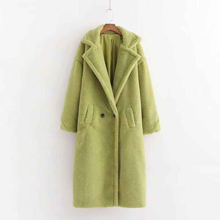Manteau Cardigan épais à Capuche - Laine Polaire Doublure Agneau - Grande Taille - Pour Automne/hiver - Couverture Capuche