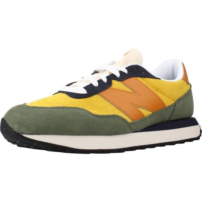 Basket - NEW BALANCE - 112974 - Jaune - Homme - Textile - Lacets - Adulte