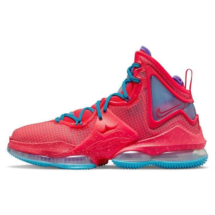 Chaussures - NIKE - Lebron 19 - Homme - Rouge - Textile - Lacets