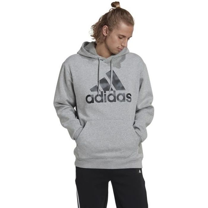Sweat adidas on sale gris homme