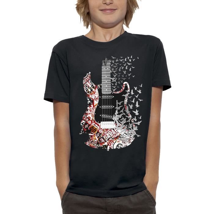 T-shirt GUITARE ELECTRIQUE - Musique - PIXEL EVOLUTION - Enfant - Réalité Augmentée