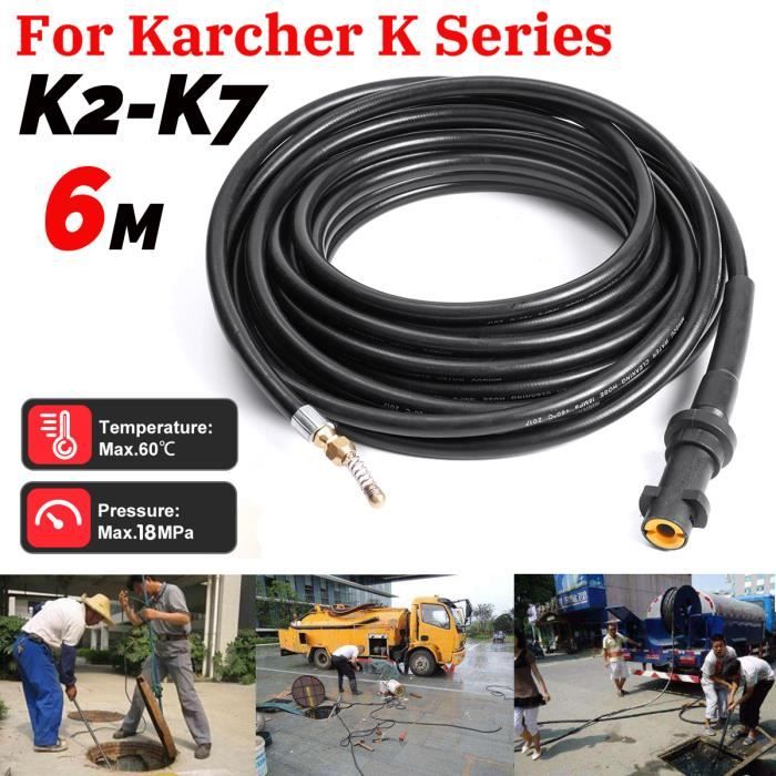 Tuyau d'eau haute pression pour karcher K2-K7pressure, kit de nettoyage de  voiture, buses de lavage, pistolet pneumatique