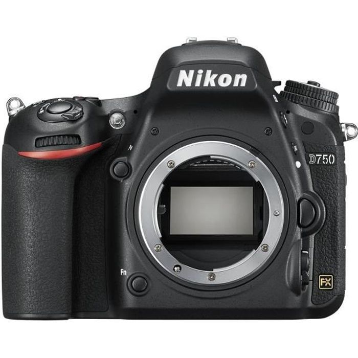 Appareil photo Reflex Nikon D750 - 24.3 MP - Wi-Fi - Noir