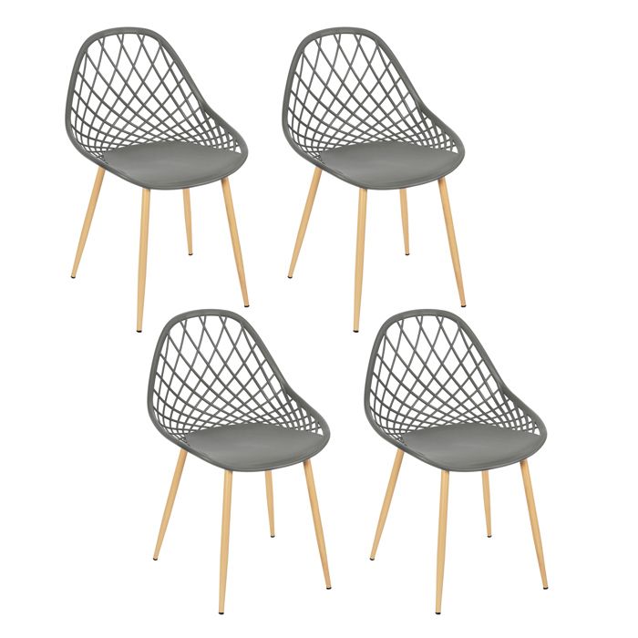 Mes Chaises de jardin Mally et naturel - vue 2
