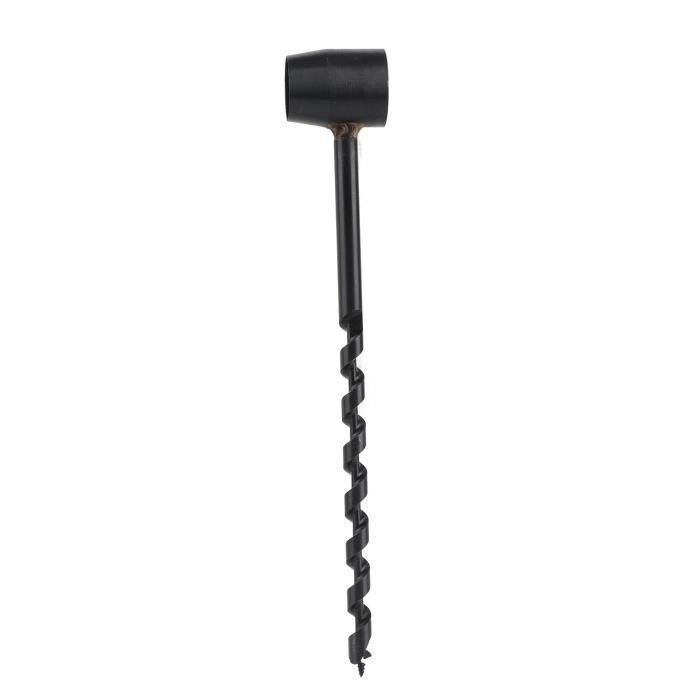 Perceuse à Tarière Manuelle à Bois - Vis Autotaraudeuse Noire 10-230mm - Outil Camping & Menuiserie