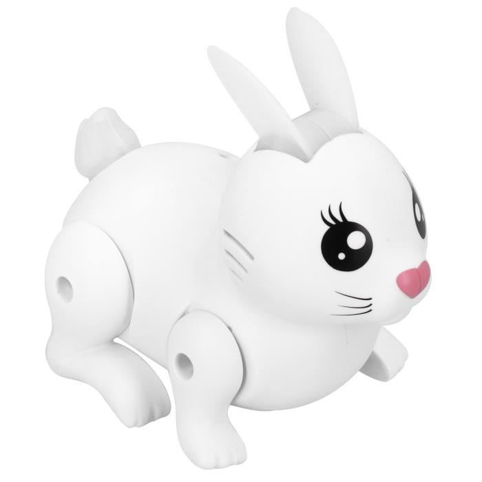 Funmo Lapin Rebondissant Électronique - Peluche Interactive Avec Sons Et Mouvements - Cadeau Enfant
