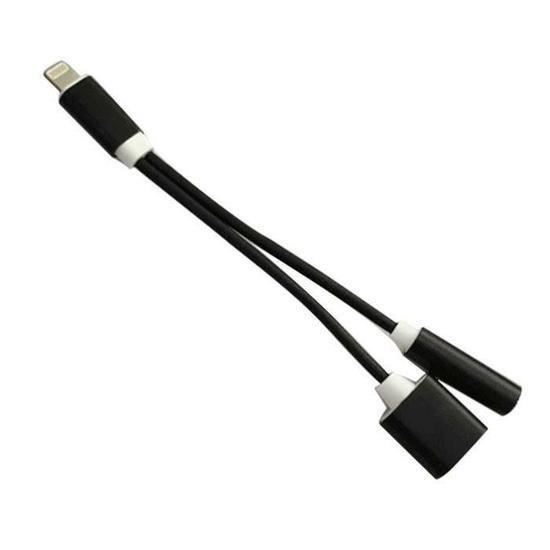 Adaptateur Casque Lightning vers 3,5 mm Jack Aux Convertisseur de câble  Audio Compatible avec iPhone 12/12PRO 11/8/8P/7/7P/X/XR/XS - Cdiscount  Informatique
