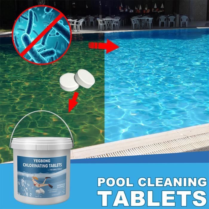 Comprimés chlorés pour piscine Comprimés effervescents Nettoyant instantané  multifonction 1 lb - Cdiscount Jardin