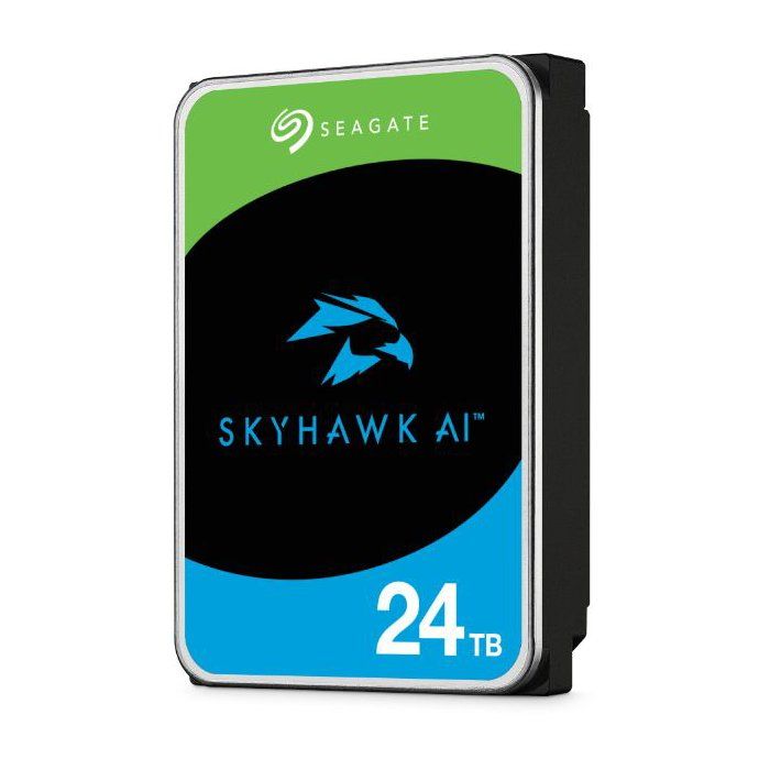 Seagate SkyHawk AI ST24000VE002 Disque dur 24 To interne 3.5 SATA 6Gb/ mémoire tampon : 512 Mo avec de Seagate Rescue Data Recovery - vue 2
