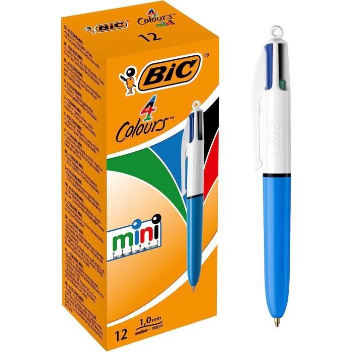 Bic 4 Couleurs Medium - Blister De 1 Stylo Bille - Comparer Avec