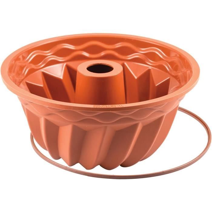 TESSTSY Moule Kouglof, Moule Cake 24 Cm, Moules Kouglof Silicone