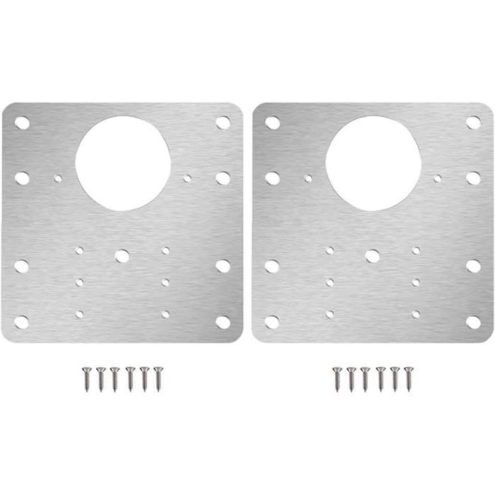 DtosbvOQ 12 Pièces Plaque Réparation Charnière, Acier Inoxydable