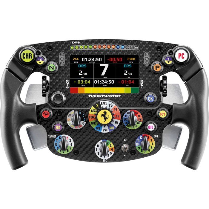Volant de course - THRUSTMASTER - Ferrari® SF-25 Edition - Add-On compatible bases T598 et T818 - Noir