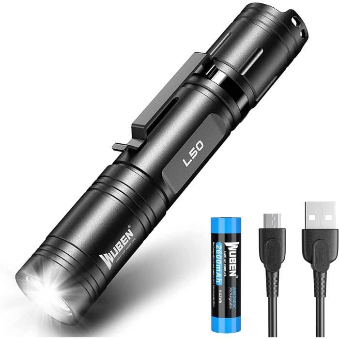 AXFEE 2 PCS Mini Lampe Torche, Lampe Torche LED Ultra