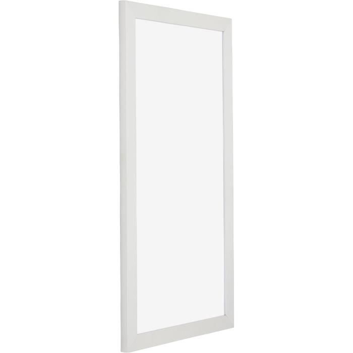Cadre Photo 45x80 cm - Blanc Brillant - MDF - Bologna