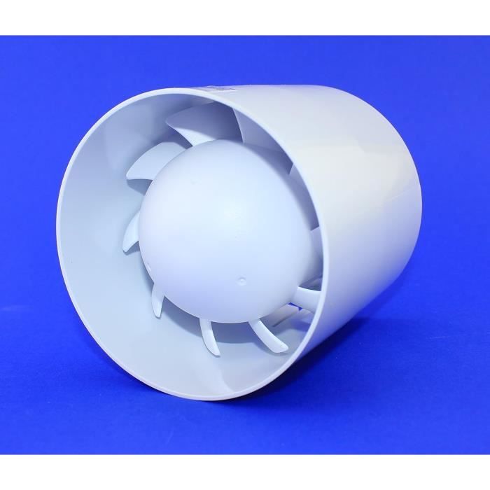 Ventilateur Mural Vortice 100mm – Silencieux – Extracteur D'air 90 M³/h – Blanc