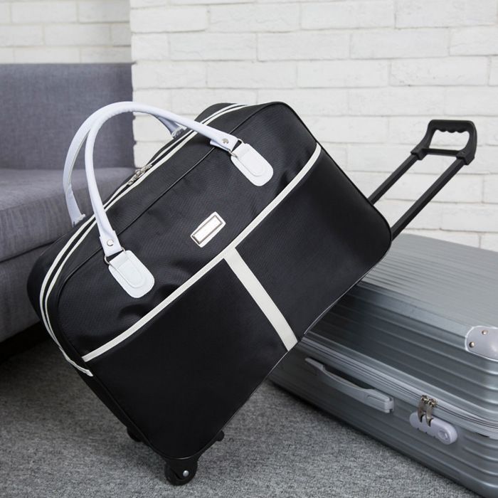 Acheter Sac à bagages sac de voyage chariot de sport valise à roulettes  chariot femmes hommes sacs de voyage avec sac à main à roulettes