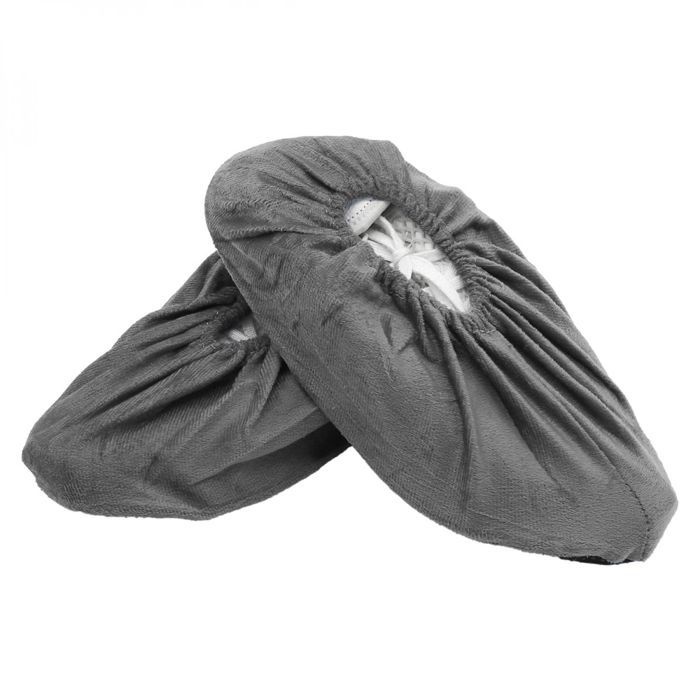 5 Paires Anti Glisse Surchaussures Flanelle Tissu Réutilisables pour Maison Le Ménage,Bureau Informatique et Interieur QH-Shop Couvre-Chaussures Lavables 5 Couleurs