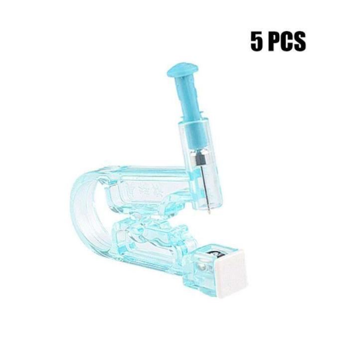 CQQNIU Pistolets De Perçage D'oreille, Piercings D'oreille Jetables, Paquet De 8, Stériles En Toute Sécurité, Unisexe, Contient 4 Pistolets De Perçage D 'oreille Et 4 Boosters Au Total