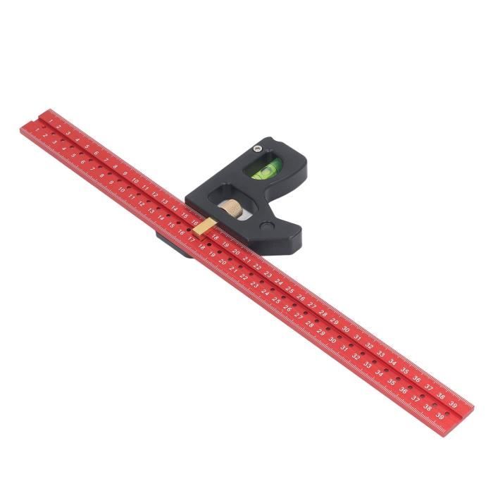 ZJCHAO Règle coulissante réglable Règle de Mesure de Niveau de