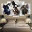 Non Imprimes Non Etires Imprimes Posters 5 Pieces Toile Film Assassins Creed Images Modernes Pour Le Salon Achat Vente Tableau Toile Cdiscount
