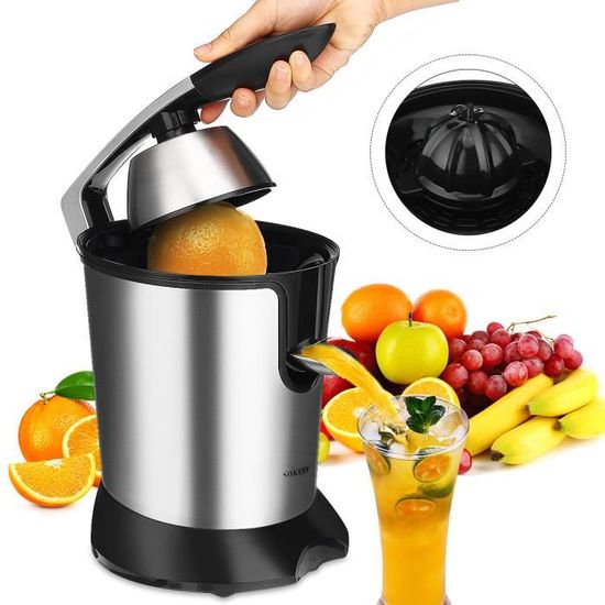 SOKANY Presse-agrumes Electrique 0,7L 40W - Presse-fruits Machine à Jus  d'orange Fruit Cuisine 220V - Cdiscount Electroménager