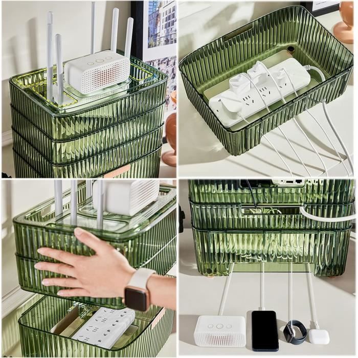 Boite De Stockage Pour Routeur Wifi, Boite Rangement Routeur Internet ...