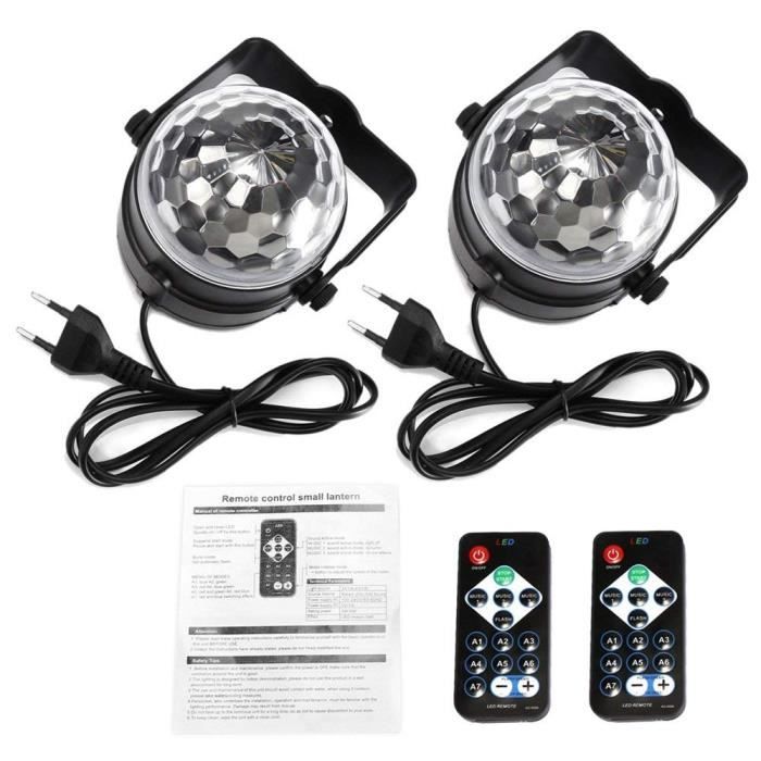Lampe de Scène avec Télécommande,LED Boule Disco,Lumière de fête avec