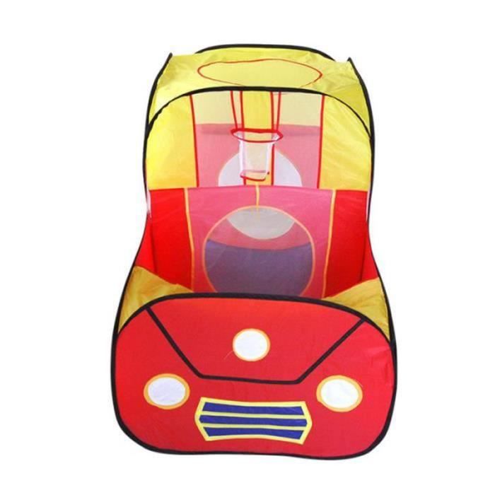 Jouets de tente de voiture d'intérieur pour enfants, maison de jeu pour bébé princesse garçon, maison de jeu pliante, style de voiture de Police