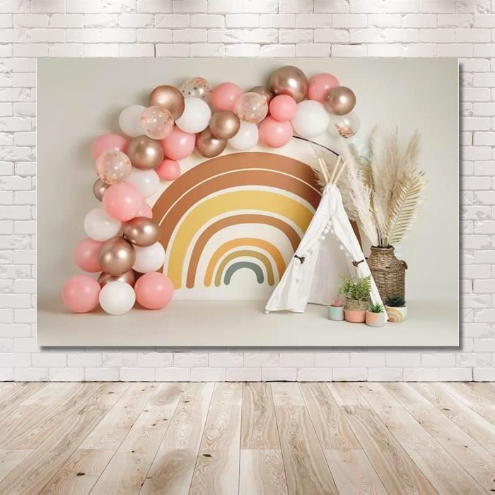 Toile De Fond Photo Wonderland 1,5x2,1 M - Thème Feuille Verte, Fête Thé, Anniversaire Enfant