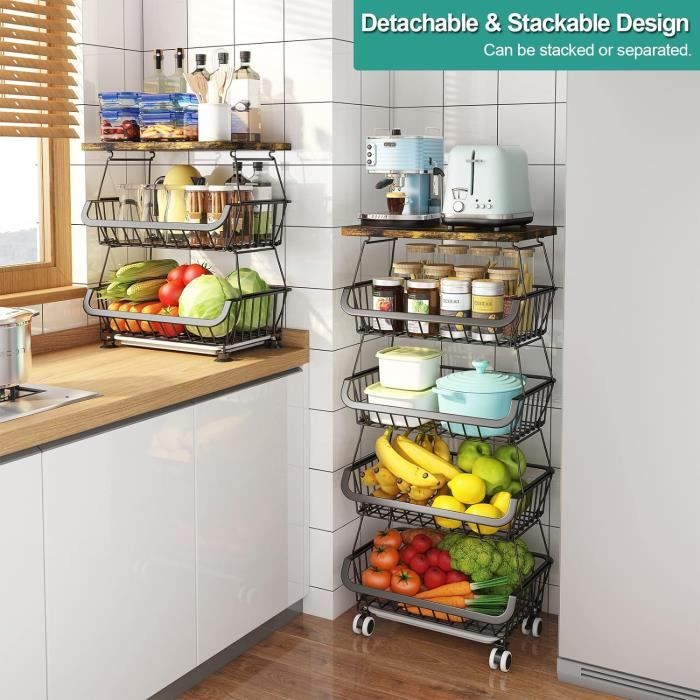 IBERG Organiseur De Station De Café, Organiseur à épices à 3 Niveaux