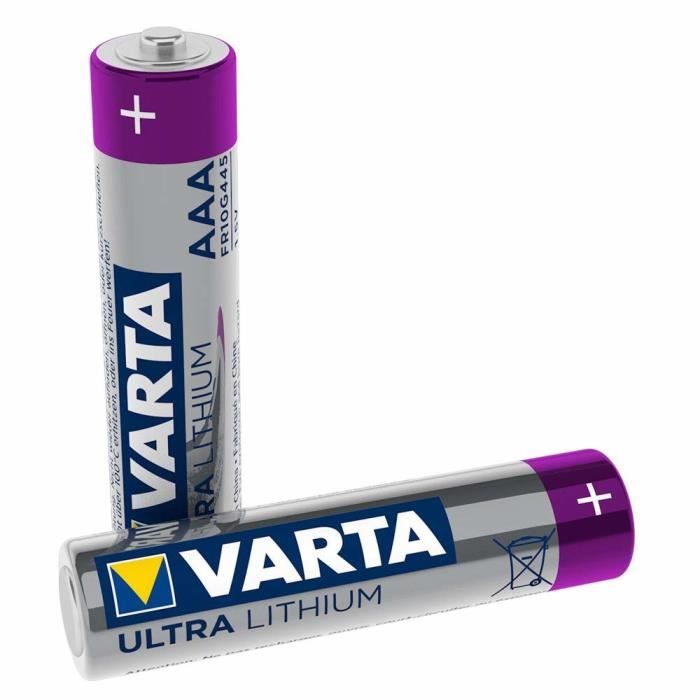 Piles AA Varta Ultra Lithium - 20 pièces (5 blisters de 4 pièces)