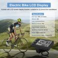 S866 LCD Display Afficheur LCD pour vélo électrique Panneau d'affichage LCD avec prise étanche-2
