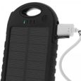 Chargeur Solaire Batterie 5000 mAh 2 USB 2A Etanche Anti Choc iPhone iPad Samsung Android-2