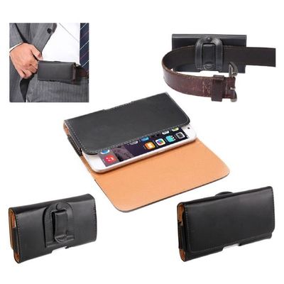 Étui Ceinture Clip Horizontal Pour IPhone SE (2020) - Simili-cuir Noir - Marque DFVmobile - Neuf